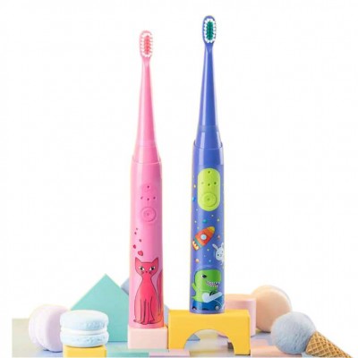 Manufacturing Lovely Color Children Electric Toothbrush With Private Label